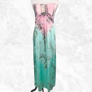 Napua Collection Honolulu Sea Breeze Tie Dye Dress